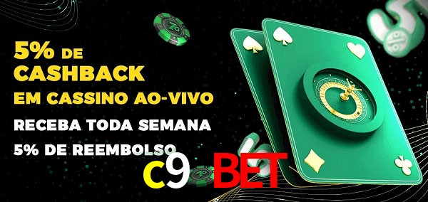 Promoções do cassino ao Vivo c9 bet